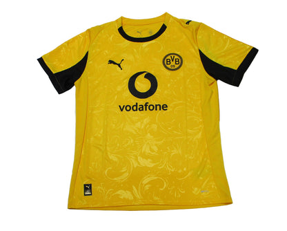 Offizielles Puma Borussia Dortmund BVB Cup Trikot der Saison 2025/26 für Herren mit aufgummiertem Vereinswappen und gesticktem Puma-Logo – Neu mit Etikett. 