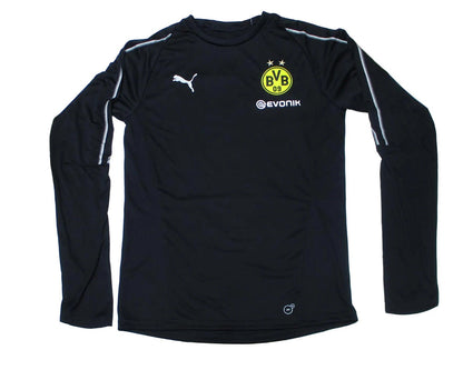 Borussia Dortmund Kinder Trikot Training Schwarz Puma Longsleeve
