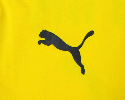 Gelbes Borussia Dortmund BVB Trainingstrikot Puma 2018/19 in der Langarmversion. Als reduziertes Angebot günstig kaufen. Puma Logo.