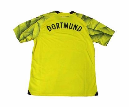 BVB Borussia Dortmund Trikot 3rd 2023/24 von Puma. Offizielles Fußballtrikot in Herrengröße. Ansicht Rücken.