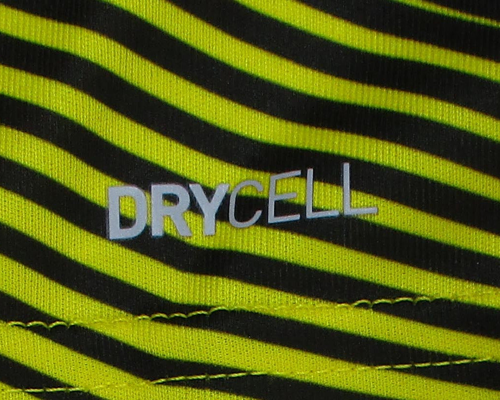 Puma Borussia Dortmund Kinder Trainingstrikot Graphic aus der Saison 2018/19 in Schwarz-Gelb mit gesticktem BVB Wappen. Drycell Logo.
