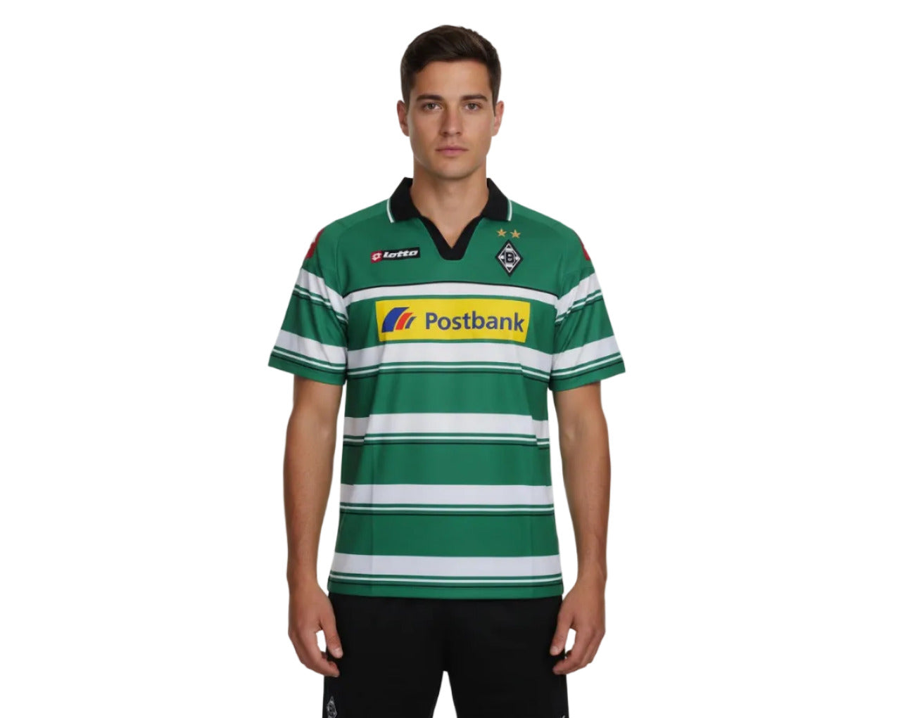 Borussia Mönchengladbach Trikot 2012/13 Lotto Third 2012/2013 von Lotto.  Bild mit Model.