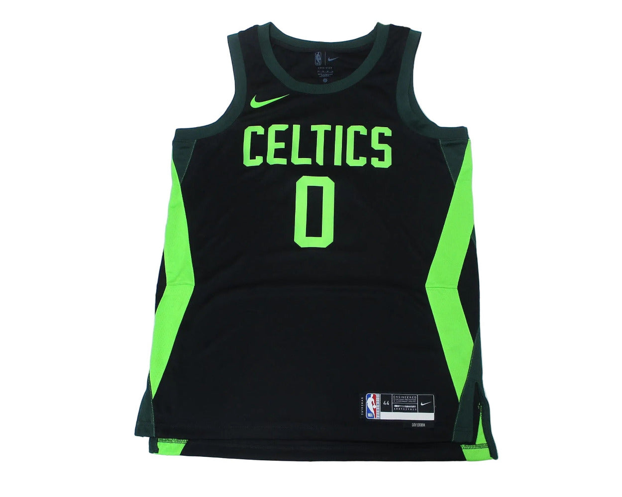 Boston Celtics Jayson Tatum Nike Swingman City Edition NBA Trikot. Offizielles Trikot in Herrengröße. Vorderansicht.