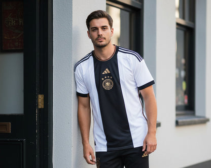 Deutschland  DFB Heimtrikot 2022/23 von Adidas. Streetwear