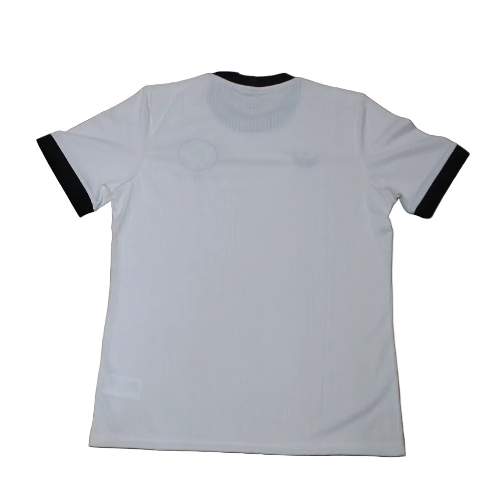 Deutschland DFB Trikot Home Retro 2025 von Adidas. Offizielles Fußballtrikot in Herrengröße. Rückseite.