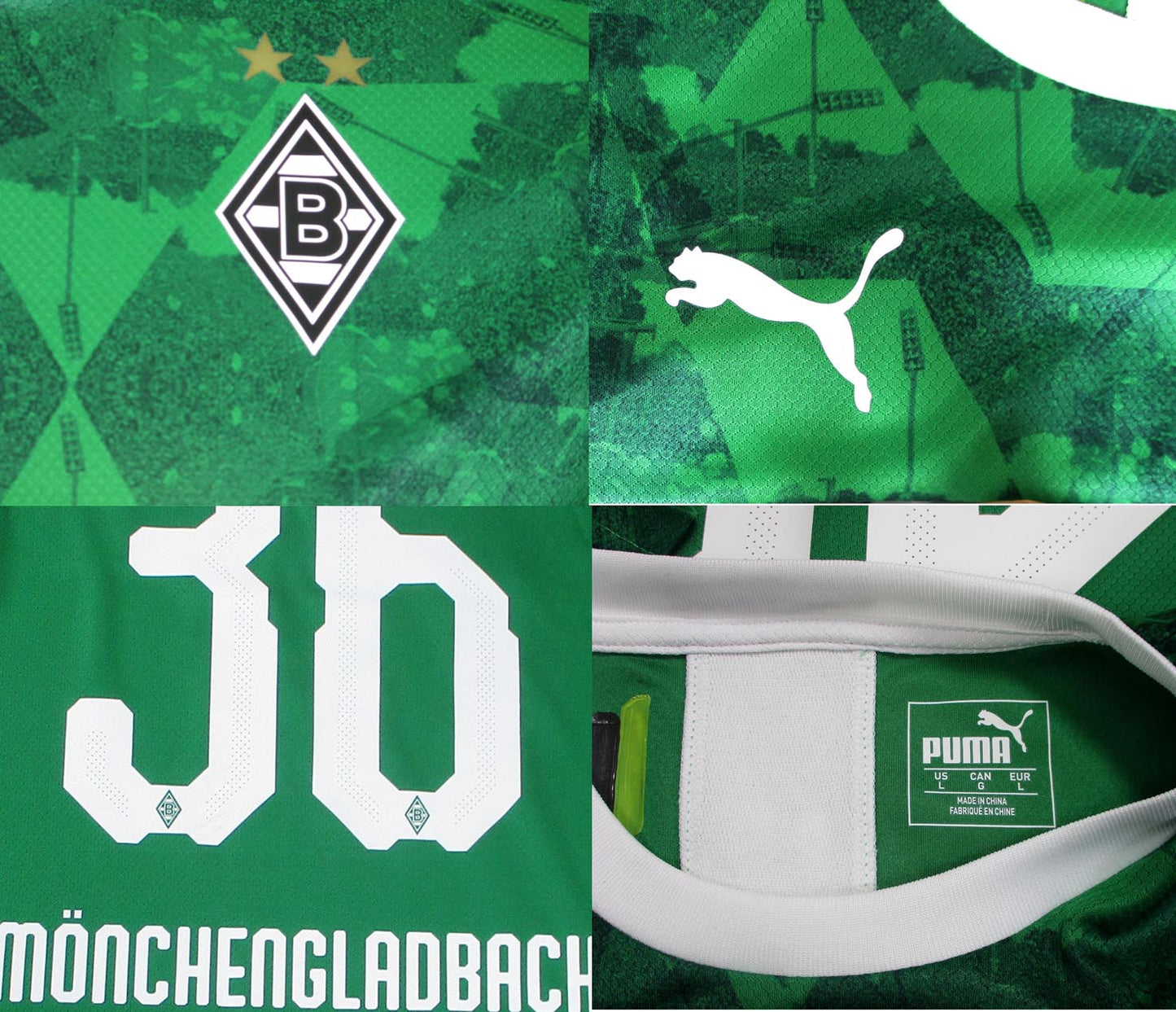 Borussia Mönchengladbach Spielertrikot 2019/20 Third Europapokal Puma Promo Spieleredition Breel Embolo