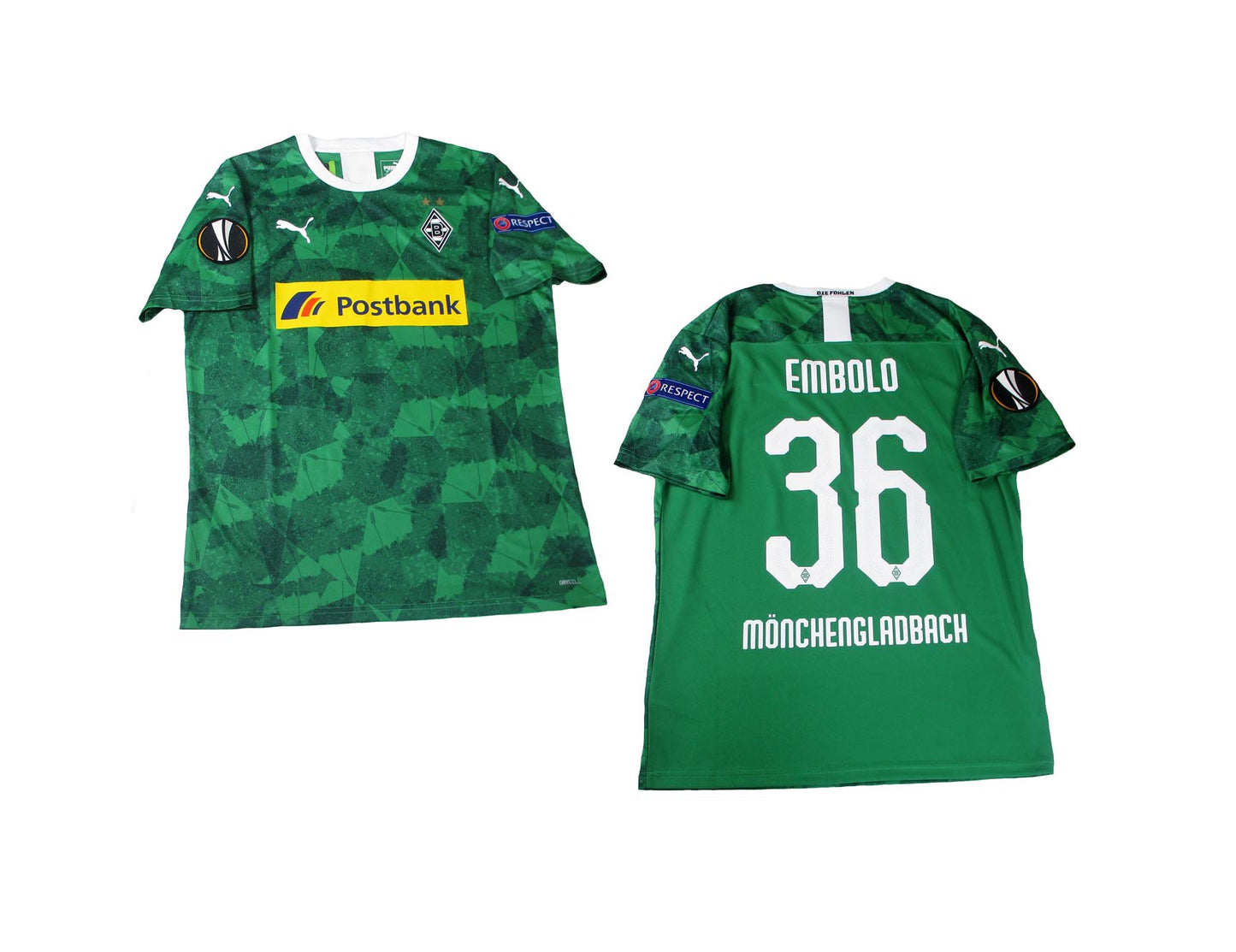 Borussia Mönchengladbach Spielertrikot 2019/20 Third Europapokal Puma Promo Spieleredition Breel Embolo