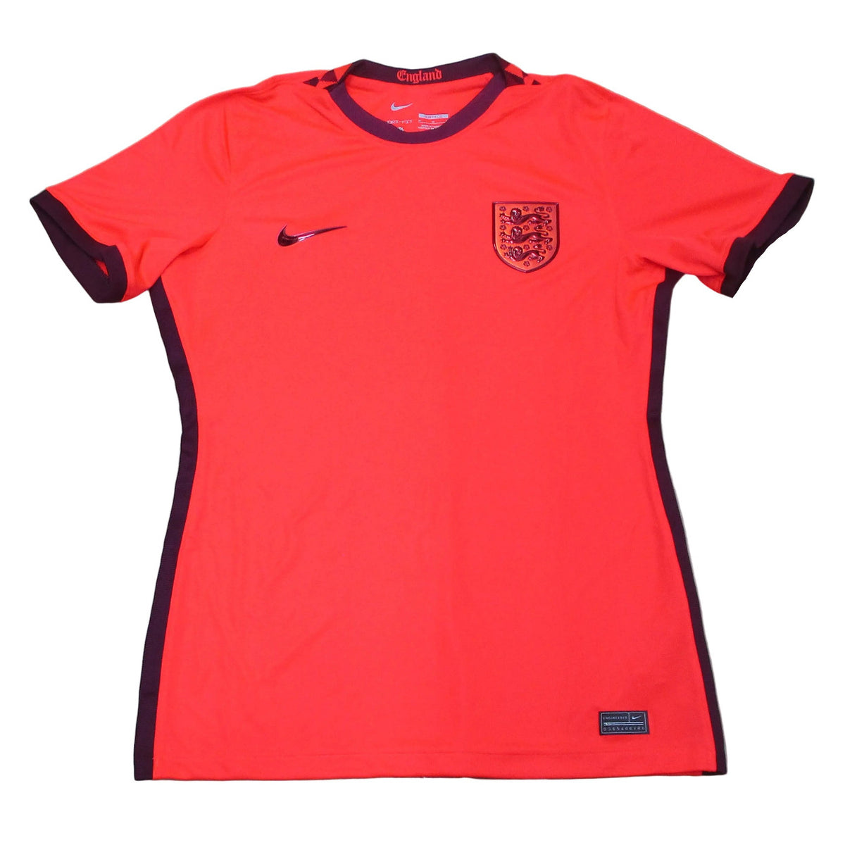 England Damen Trikot Away 2021 Nike Bright Crimson Deep Maroon Artikel CV5759-635 neu OVP – HOS-Trikots