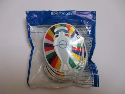 UEFA Europameisterschaft EURO 2024 Logo Flock Foundation Set – Offizieller Turnier-Patch