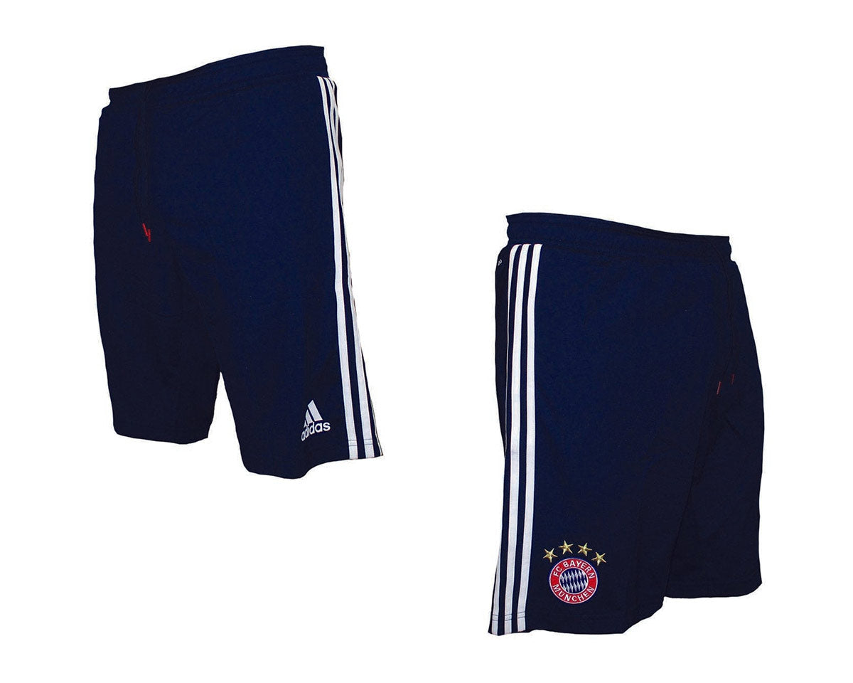 FC Bayern München Training Short 2017/18 Adidas Navy Größe M mit eingesticktem Wappen und Innenhose.  