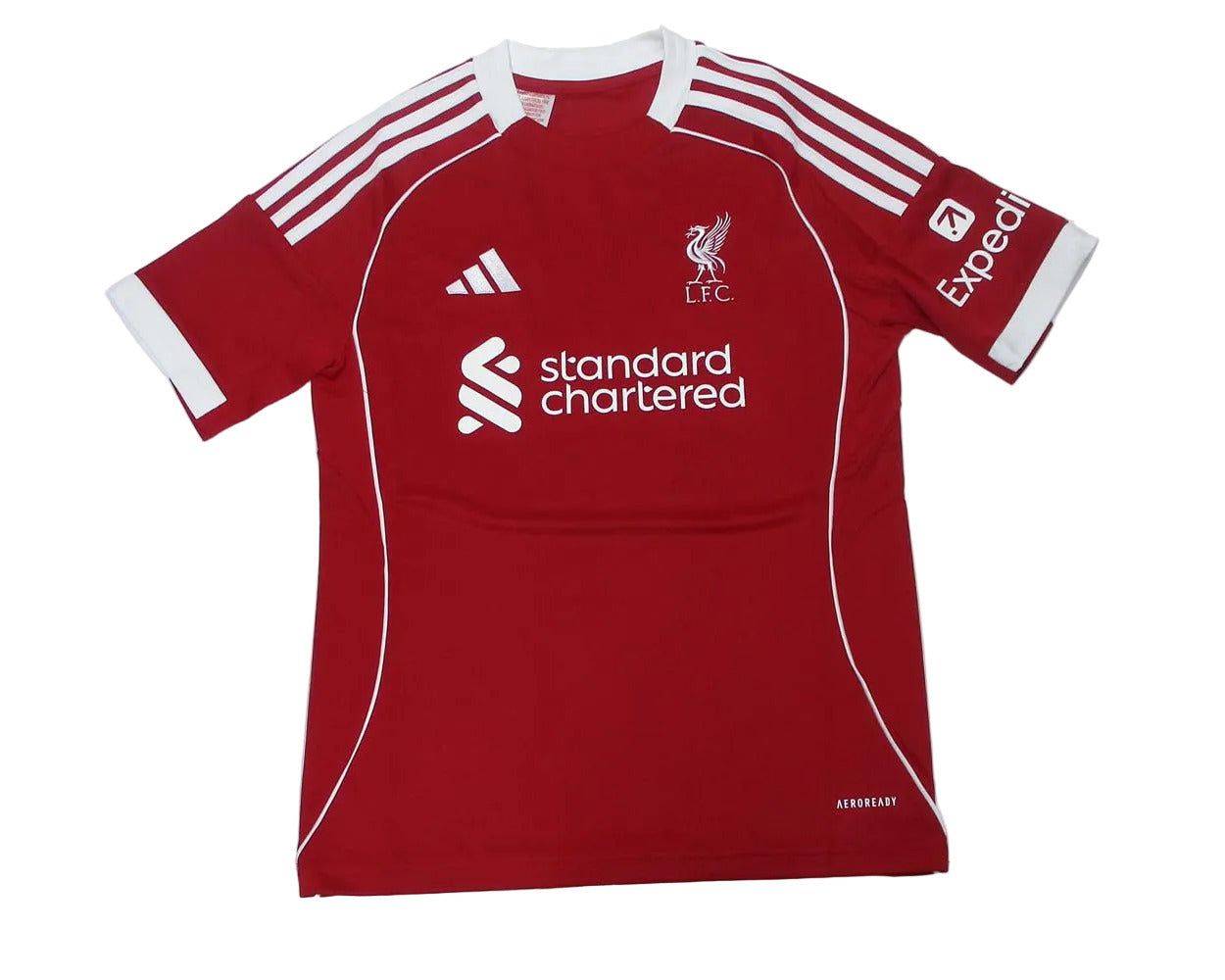 FC Liverpool Trikot Home 2025/26 von Adidas. Offizielles Fußballtrikot in Kindergröße. 