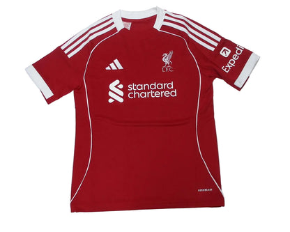FC Liverpool Trikot Home 2025/26 von Adidas. Offizielles Fußballtrikot in Kindergröße. 