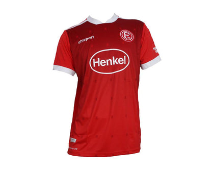 Rotes offizielles Fortuna Düsseldorf Heimtrikot 2020/21 von Uhlsport in Herrengröße