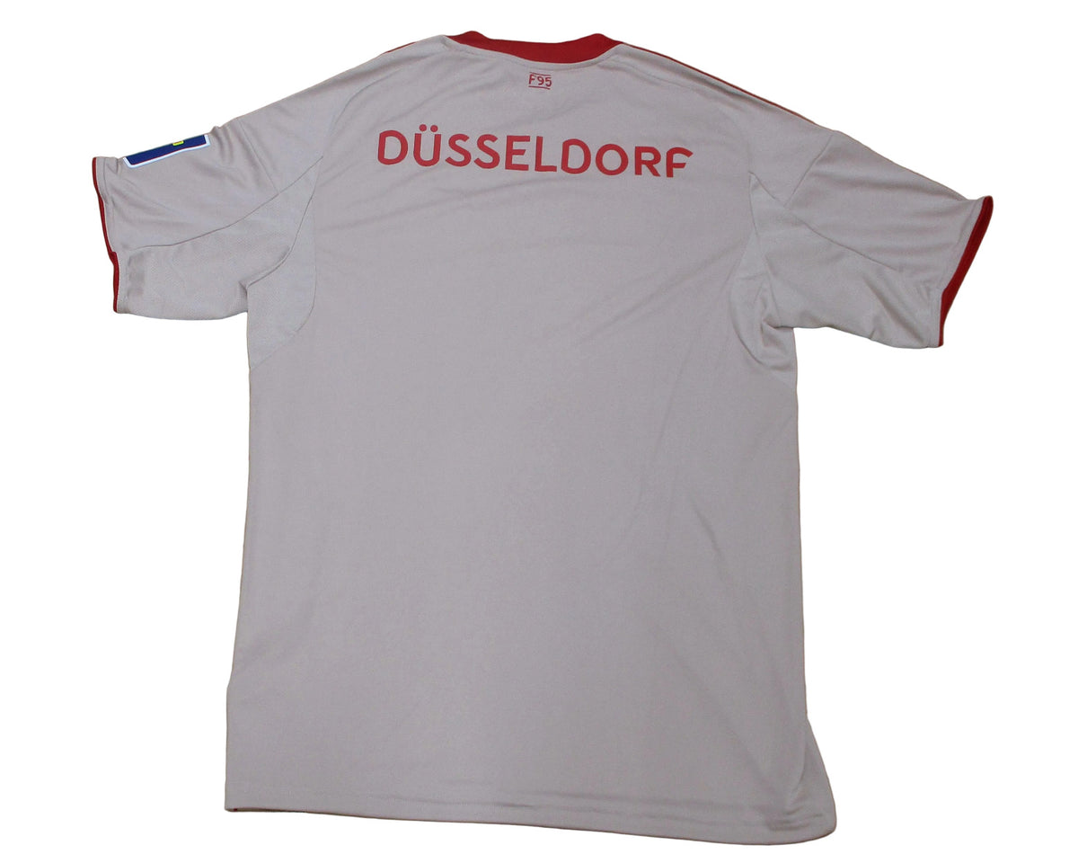 Fortuna Düsseldorf Trikot Third 2025/26 Adidas -  originales Ausweichtrikot der rheinischen Diva aus der Landeshauptstadt mit eingesticktem Wappen. Rückseite.