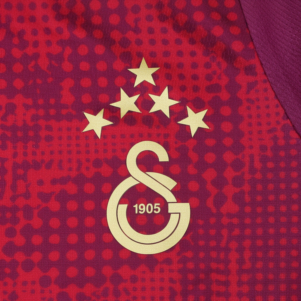 Galatasaray Istanbul Kinder Trainingstrikot Puma 5 Sterne 782885-03 mit DryCELL Technologie. Vereinswappen.