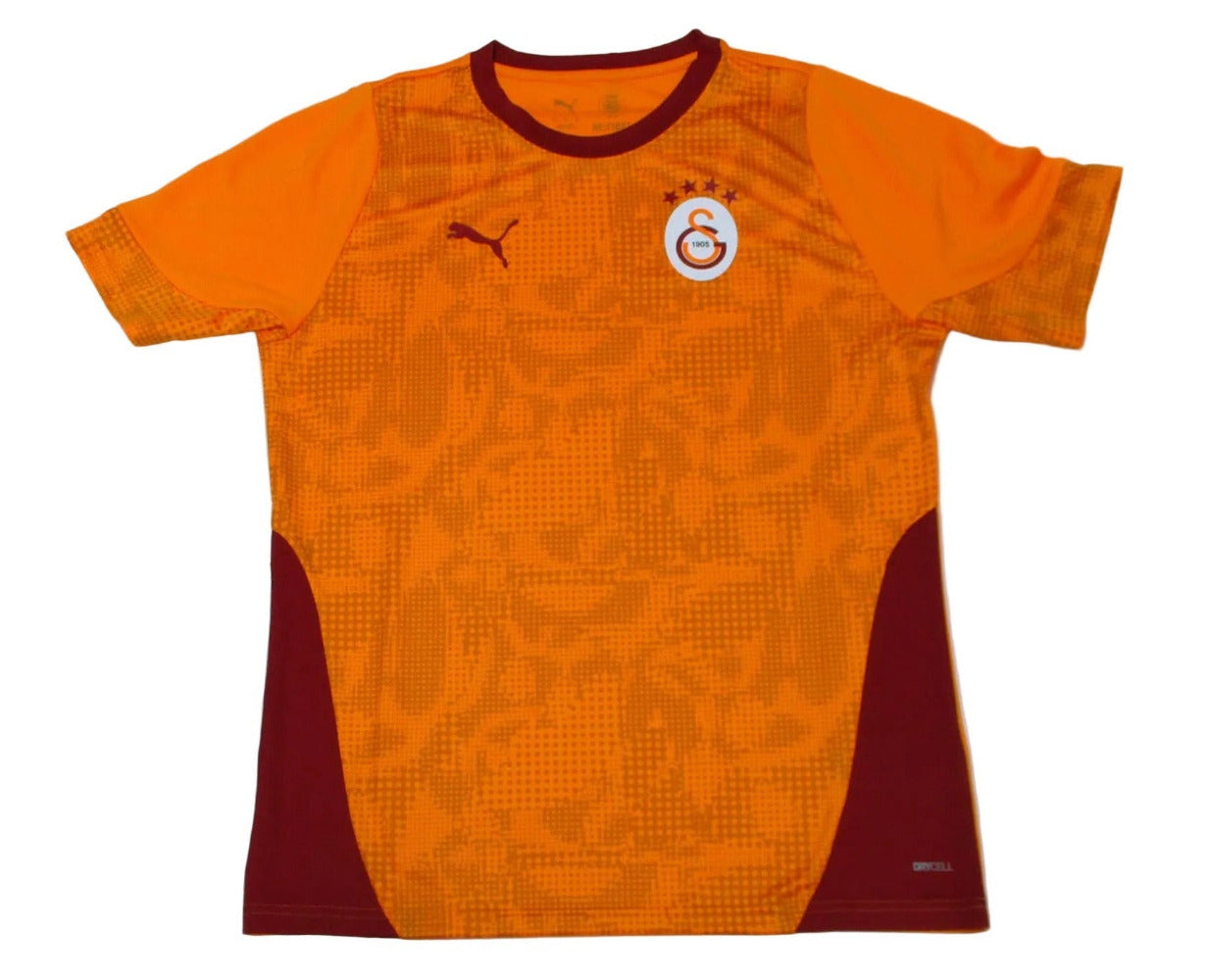 Puma Galatasaray Istanbul Trainingstrikot 2024/25 in Intense Orange ohne Sponsor Vorderansicht.