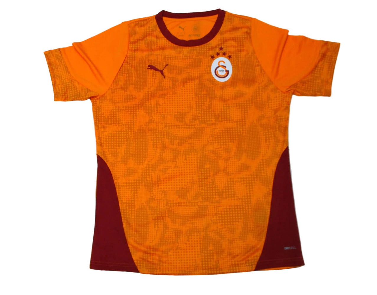Puma Galatasaray Istanbul Trainingstrikot 2024/25 in Intense Orange ohne Sponsor Vorderansicht.