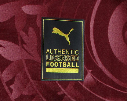 Puma Galatasaray Istanbul Trikot 2025/26 Third Ausweichtrikot in Team Regal Red Gold ohne Sponsor. Authentic Logo.