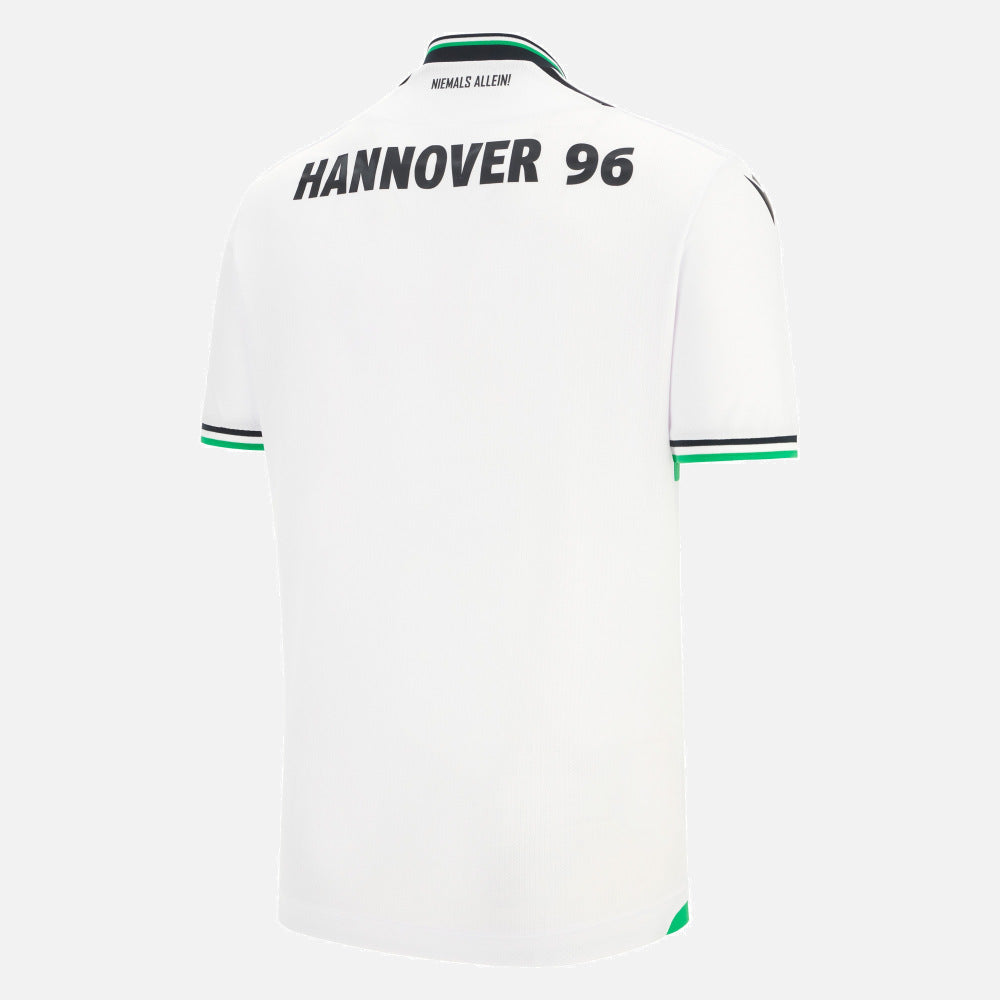 Hannover 96 Trikot Third 2025/26 Macron Herren – Offizielles Third Fußballtrikot. Eco Brightex-Material. Rückansicht.