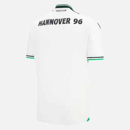 Hannover 96 Trikot Third 2025/26 Macron Herren – Offizielles Third Fußballtrikot. Eco Brightex-Material. Rückansicht.