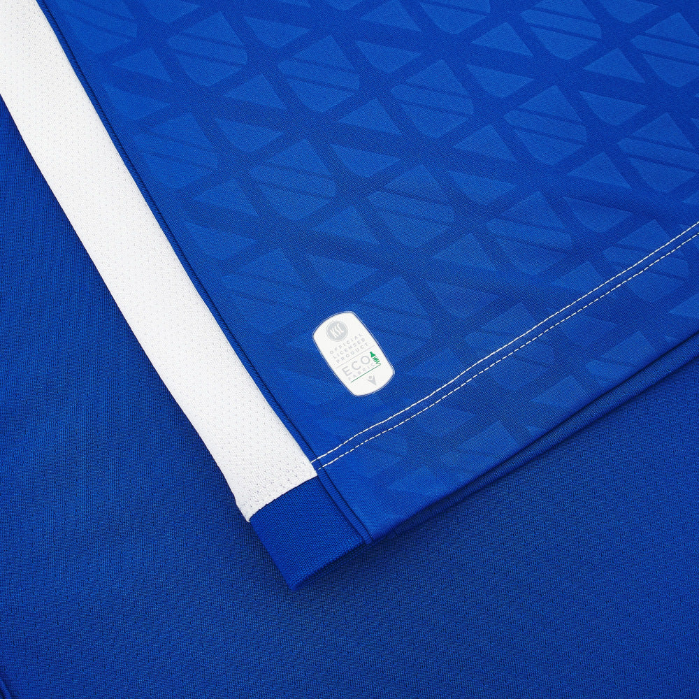 Karlsruhe Home Trikot von Macron Saison 2025/26. Offizielles Fußballtrikot in Herrengröße.  Authentic Label.