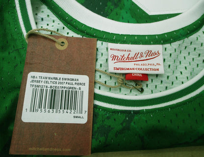 Boston Celtics Team Trikot Marble Swingman NBA Paul Pierce 2007 Mitchell & Ness
