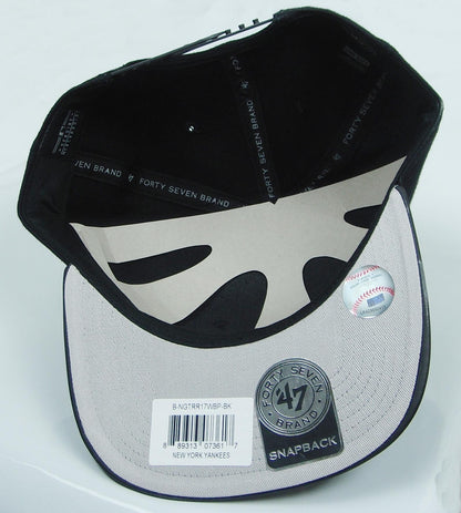 New York Yankees MLB Snapback Cap Night Terror Caption '47 Brand