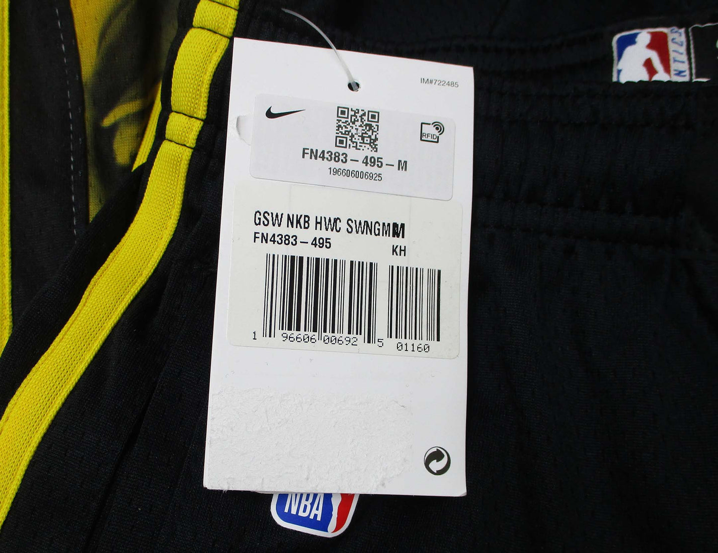 Golden State Warriors Kinder Basketball Shorts Swingman Nike