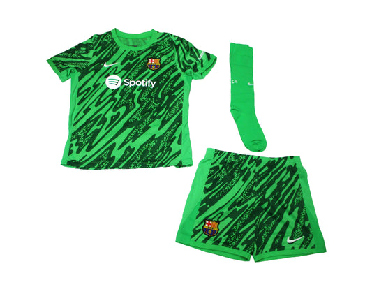 FC Barcelona Minikit Trikot Set Kindergröße Torwart Nike 2024/25