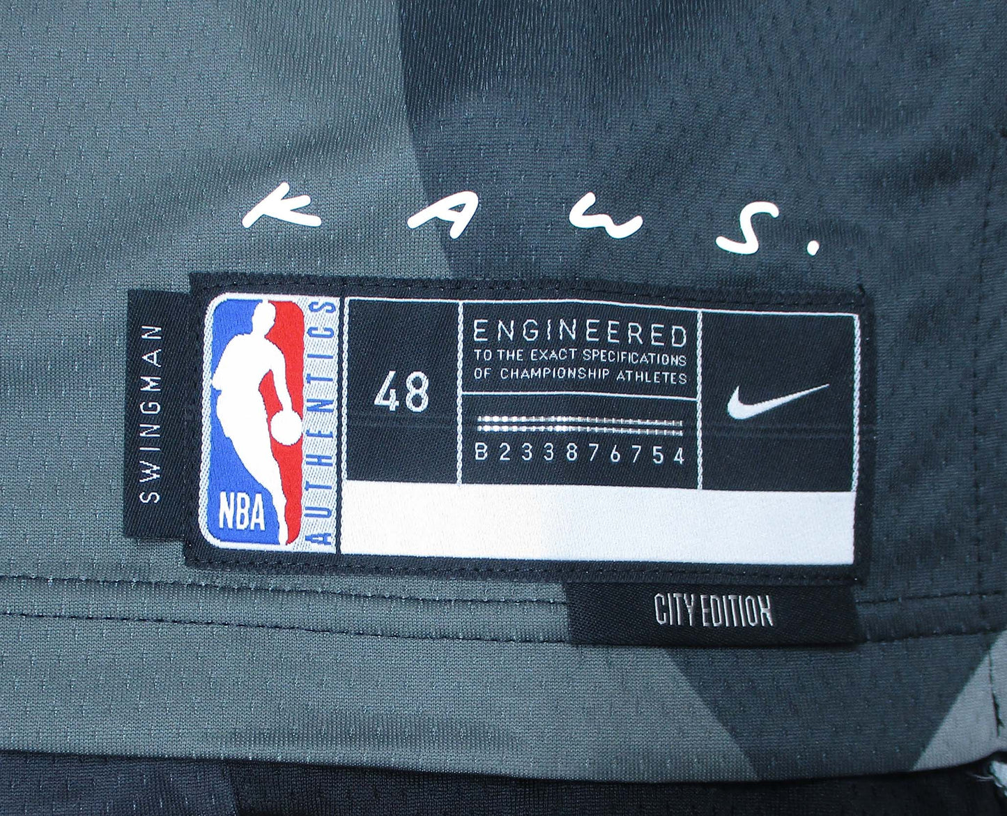 Brooklyn Nets Basketball Trikot Mikal Bridges Nike Swingman City Edition