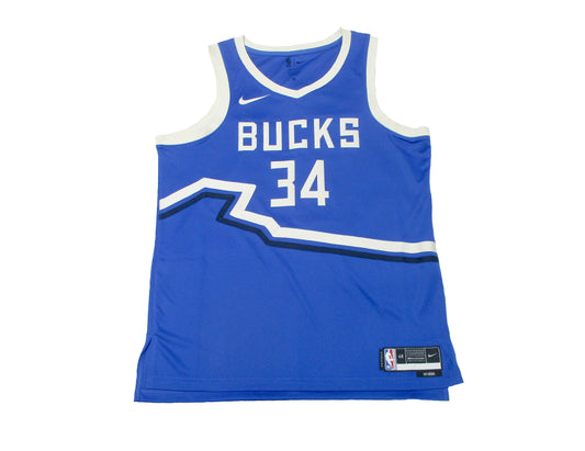 Milwaukee Bucks Basketball Trikot Giannis Antetokounmpo Nike Swingman City Edition