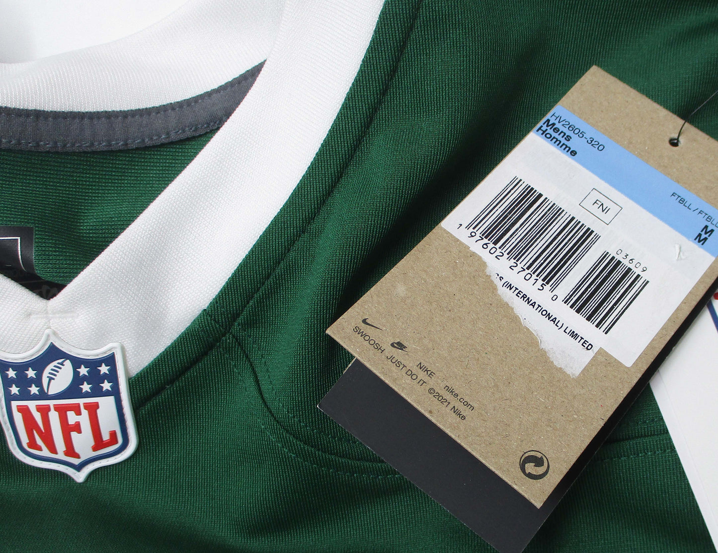 New York Jets M Herren NFL American Football Trikot Zach Wilson Nike