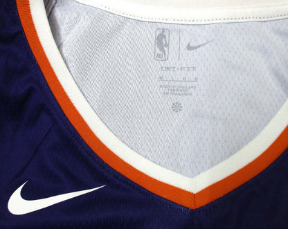 Kevin Durant Phoenix Suns Basketball Trikot Nike Swingman Icon Edition NBA Jersey. Offizielles Trikot in Herrengröße. Detailansicht Kragen.