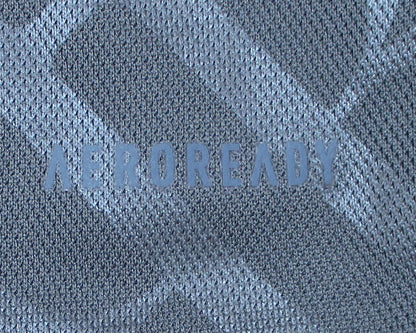 Real Madrid Third Trikot Ausweichtrikot 2024 2025 Adidas neu mit Etikett eingesticktes Wappen. Detailansicht Aeroready Logo.