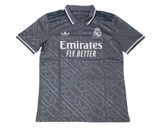 Real Madrid Third Trikot Ausweichtrikot 2024 2025 Adidas neu mit Etikett eingesticktes Wappen.
