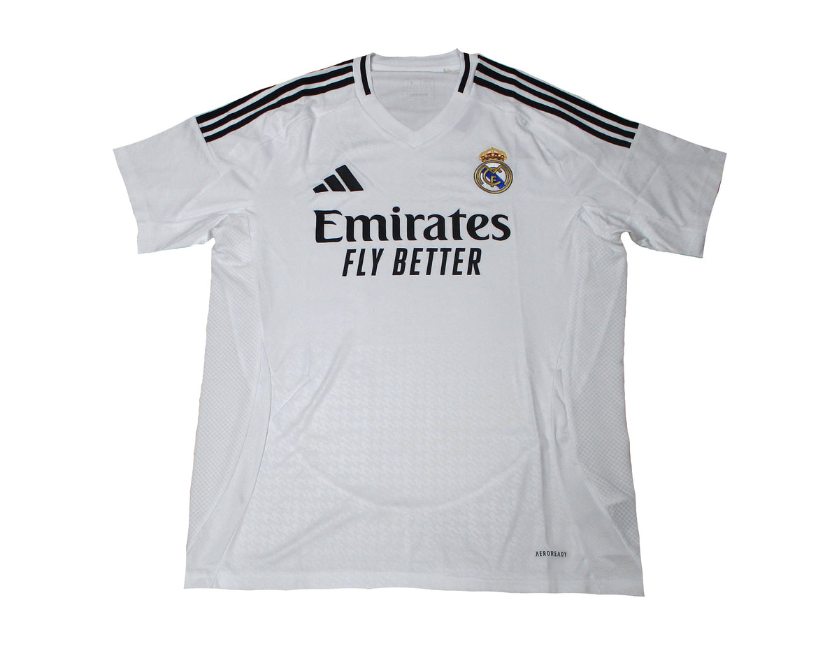 Real Madrid Trikot Home 2024/25 Adidas weiß mit gesticktem Wappen neu mit Etikett – HOS-Trikots