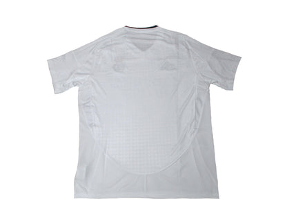 Real Madrid Trikot Home 2024/25 Adidas weiß mit gesticktem Wappen neu mit Etikett – HOS-Trikots. Rückseite.