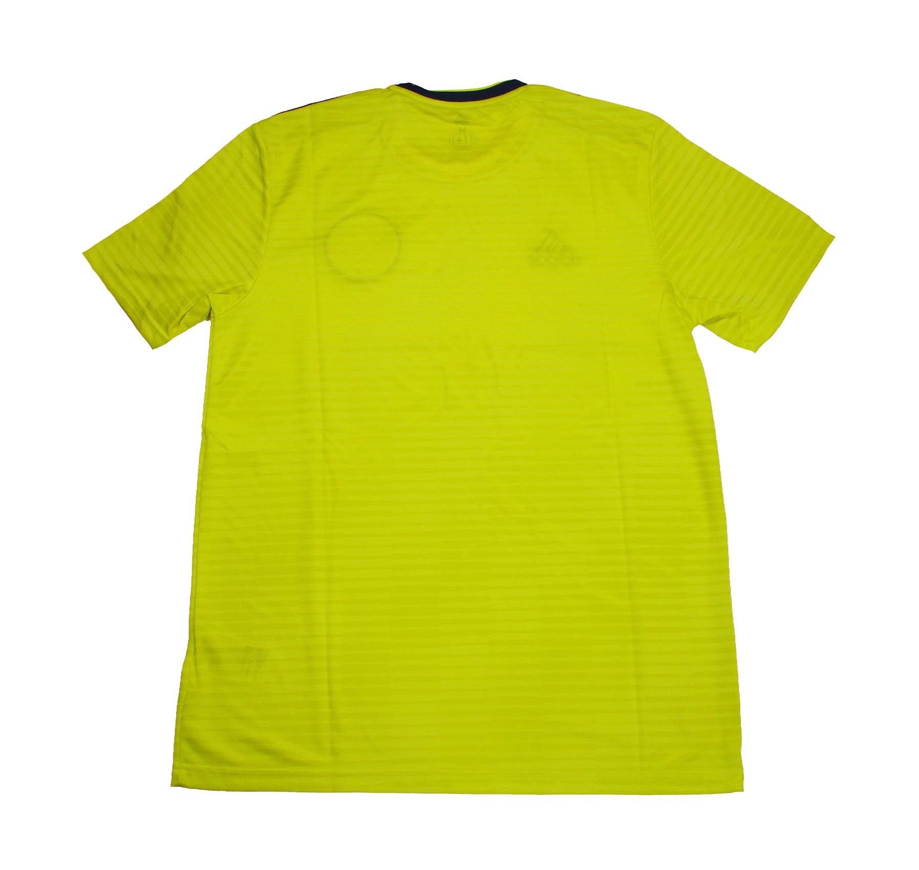 Rückseite des des gelben Schottland Away Trikot aus der Saison 2018/19 von Adidas . Dieses Bravehearts Trikot als  reduziertes Angebot günstig kaufen.