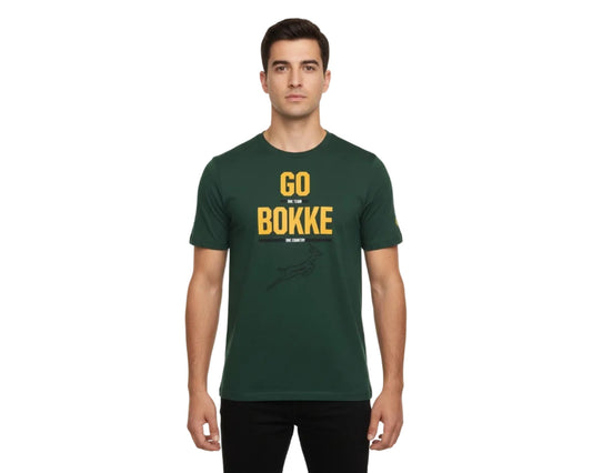 Südafrika Rugby T-Shirt Go Bokke Asics. Angebot günstig kaufen.