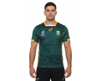 Südafrika Rugby Trikot Springboks 2022 Herren Asics Original Heimtrikot.