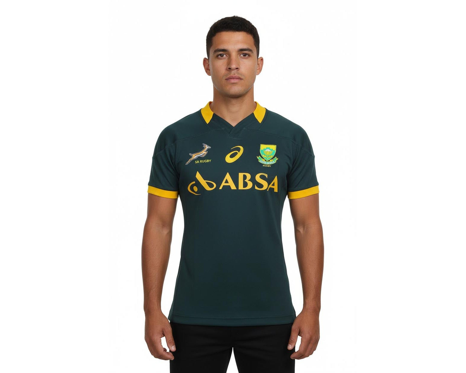 Südafrika Rugby Trikot 2014/15 Asics Springboks Players Jersey Herren Original Neu. Angebot günstig kaufen.