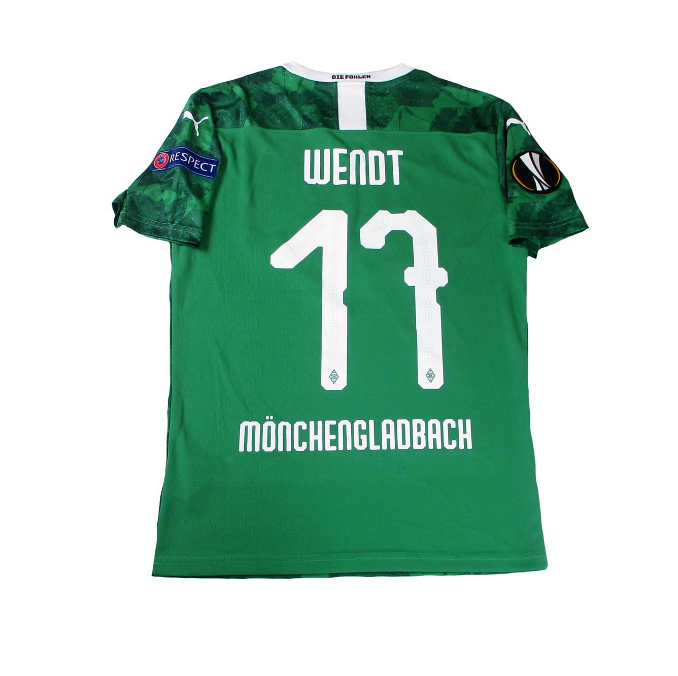 Borussia Mönchengladbach Spielertrikot 2019/20 Third Europapokal Puma Promo Spieleredition Oscar Wendt